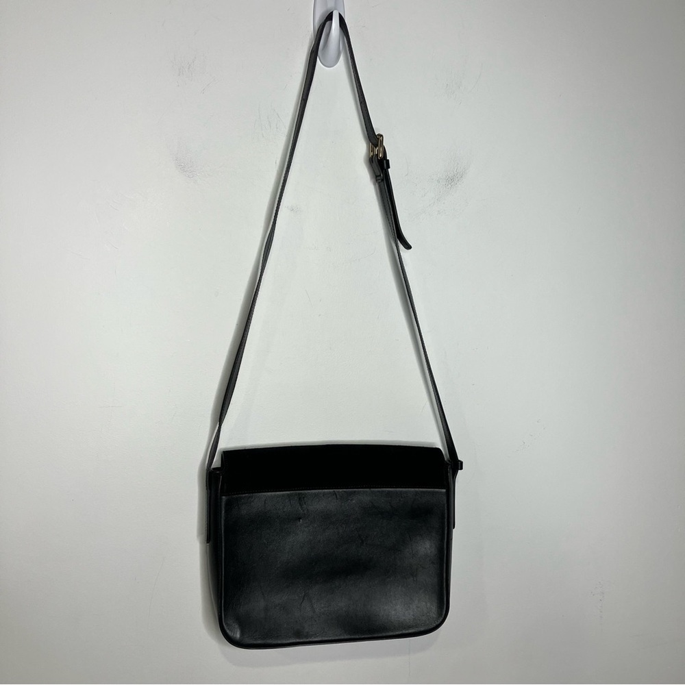 Leo Et Violette made in Italy black leather crossbody bag medium size‎ - Picture 5 of 13